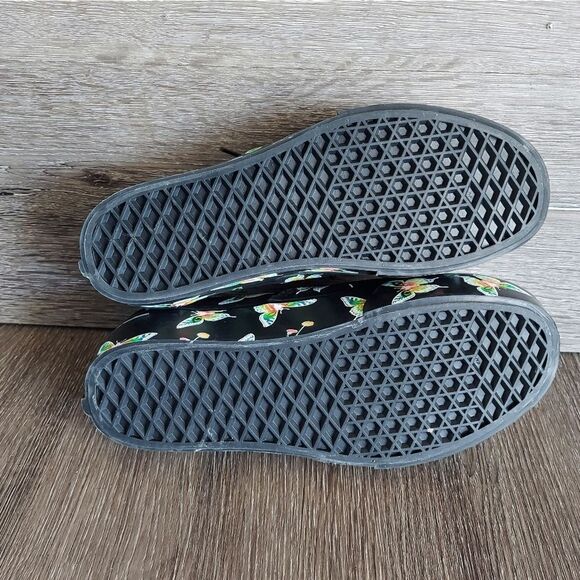 VANS Authentic GLOW IN THE DARK Stacked Morph Blackout Butterfly Shoe Womens 7 - Picture 7 of 9